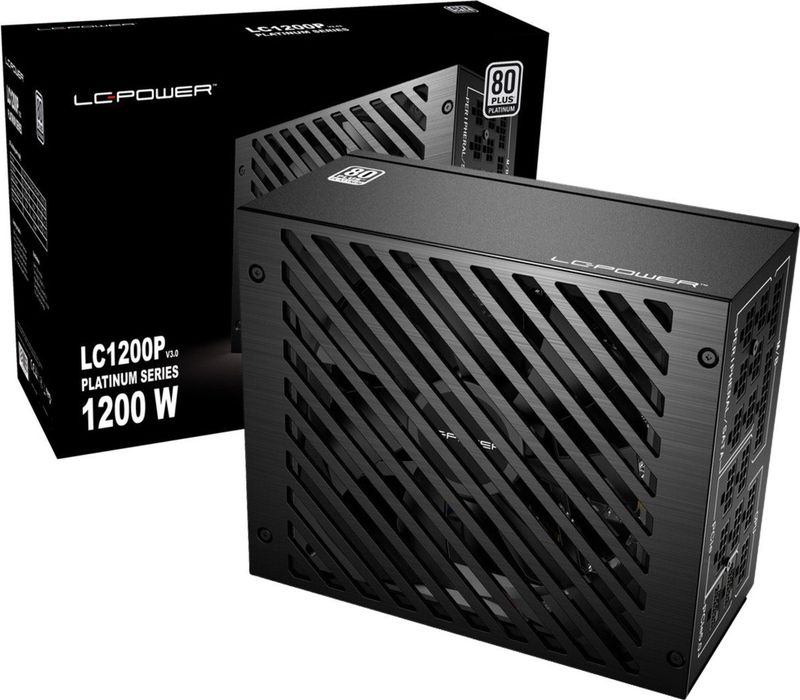 LC-POWER - LC1200P V2.52 - Interne Voeding - Zwart - 1200 Watt