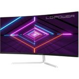 LC-Power LC-M34-UWQHD-100-C-V3 - 34"" UltraWide Quad HD LCD Computer Monitor - Wit