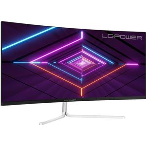 Lc Power - Lcm34uwqhd100cv3 - 34 Inch Qhd Va Lcd Gaming-monitor - Gebogen - 100hz