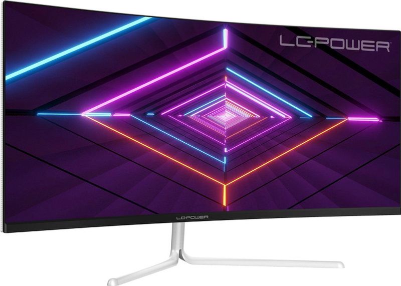 Lc Power - Lcm34uwqhd100cv3 - 34 Inch Qhd Va Lcd Gaming-monitor - Gebogen - 100hz