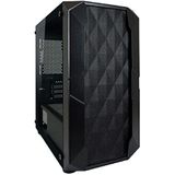 LC-Power - Polynom_X - Micro-ATX Behuizing - Zwart - 3D-Mesh Ontwerp