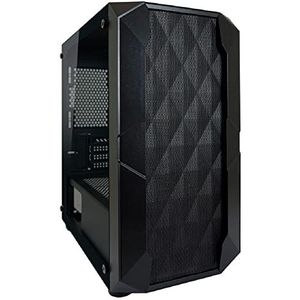 LC-Power - Polynom_X - Micro-ATX Behuizing - Zwart - 3D-Mesh Ontwerp