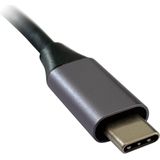 LC-Power - Usb-Hub - Zwart - Externe Hub met Kaartlezer en HDMI-poort