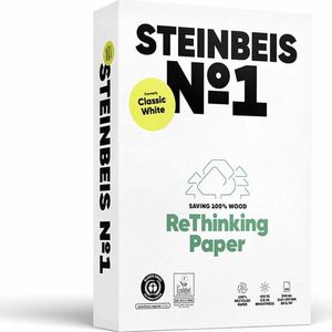 Steinbeis - N1 - Printerpapier - Wit - A4 - 500 Vellen - 100% Gerecycled