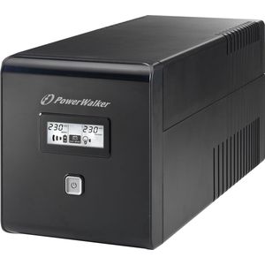 Powerwalker - VI 1000 - UPS - Zwart - 1000VA / 600W - Lijninteractief