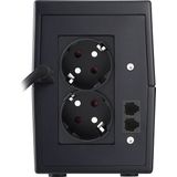 PowerWalker - VI 850 SE - Line-Interactive UPS - Zwart - Compact