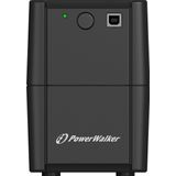 Powerwalker - VI 650 SH FR - UPS - Zwart - 650 VA - Lijninteractief