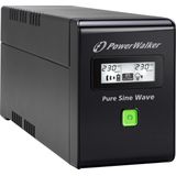 Powerwalker - VI 800 SW - UPS - 800VA - 480W - Line-Interactive - Pure Sine Wave