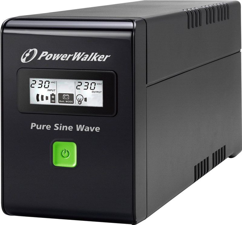 Powerwalker - VI 800 SW - UPS - 800VA - 480W - Line-Interactive - Pure Sine Wave
