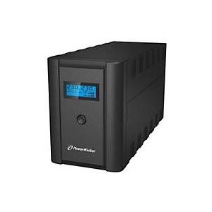 Powerwalker - VI 1200 SHL - UPS - Zwart - 1200VA - 600W - Line-Interactive