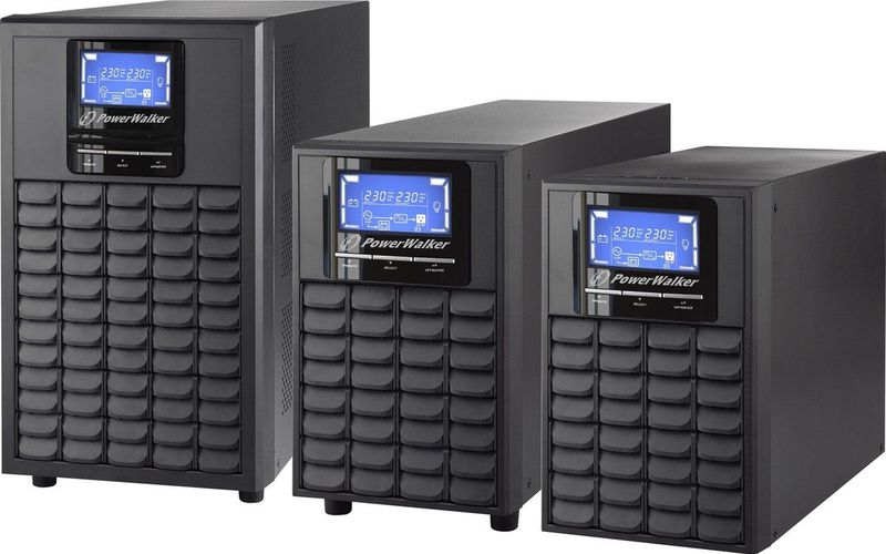 Powerwalker - VFI 1000C LCD - UPS - Zwart - Toren