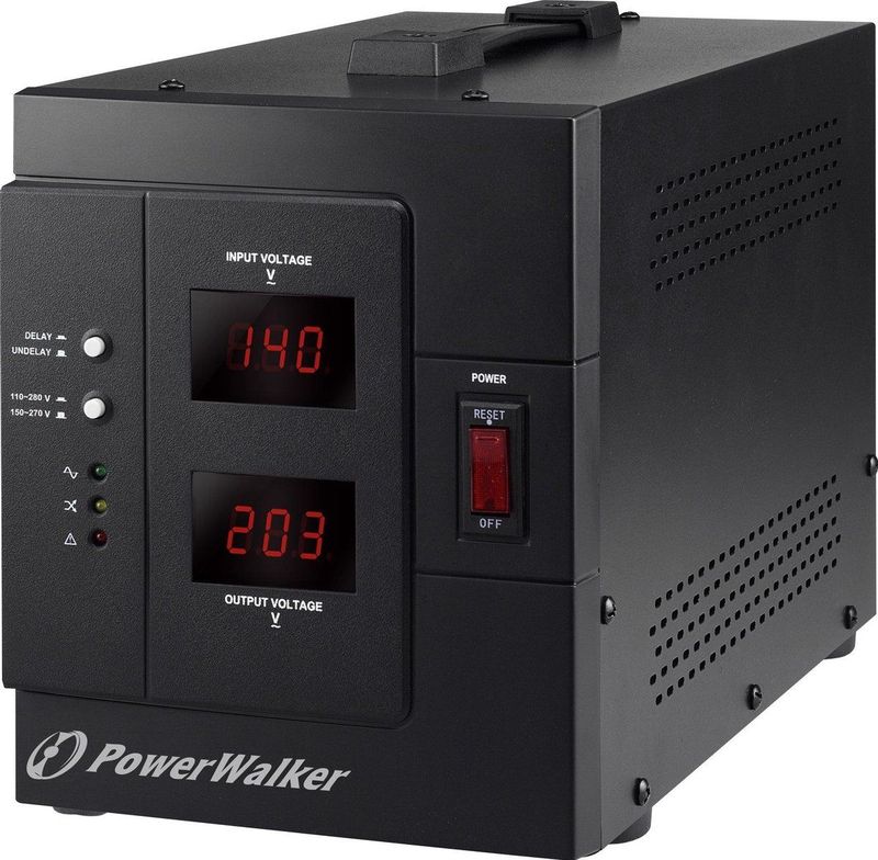Powerwalker - AVR 3000 SIV FR - Spanningsregler - 2400W - LCD