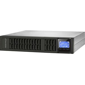 Bluewalker PowerWalker VFI 2000CRM LCD - USV (in Rack montierbar/extern) - 1600 Watt - 2000 VA 9 Ah - RS-232, USB - Ausgangsbuchsen: 4 - 2U - 48,3 cm (19) - Schwarz (10122001)