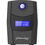 Bluewalker - Powerwalker Basic VI - UPS - Zwart - 1000VA - 600W