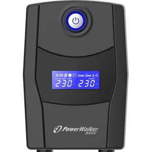 PowerWalker - Basic VI - UPS - Compact - USB - Auto-Dim LCD