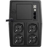 Powerwalker - VI 1000 SCL - UPS - Zwart - 1000 VA - 600 W