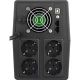 Powerwalker - VI 1000 SCL - UPS - Zwart - 1000 VA - 600 W