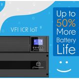 Bluewalker - Powerwalker VFI 3000 ICR IoT - UPS - Zwart - 3000W