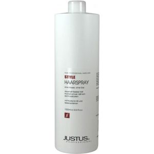 Justus Professional Haarlak zonder water, zonder drijfgas - navulflacon 1 Liter