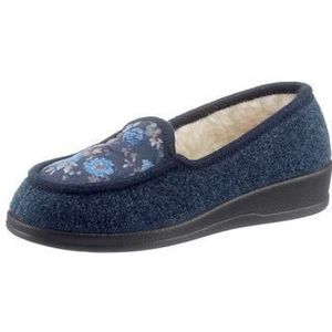 SCHAWOS - Pantoffels - Marine - Breed - Polyurethaan Zool