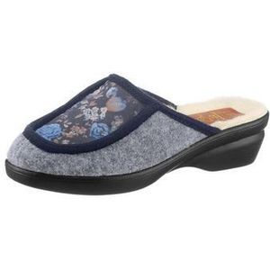 Pantoffels - Grijs - Textiel - Binnenkant Scheerwol