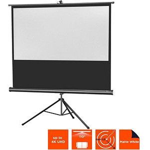 Celexon - Economy - Projectiescherm - Zwart - 184 x 104 cm