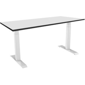 Celexon motorisch hoogteverstelbaar bureau Professional eAdjust-58123 - wit, incl. HPL bureaublad 150 x 75 cm