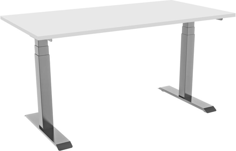 Celexon - Professional eAdjust-58123 - Bureau - Grijs - Incl. Bureaublad 125 x 75 cm