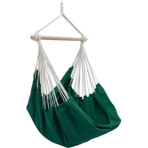 XXL 2 Persoons Hangstoel 185x130 - Zit Hangmat met Spreidstok tot 150 kg - Binnen en Buiten
