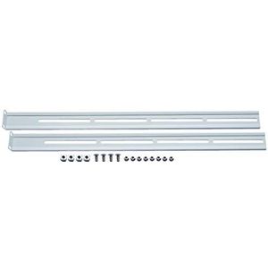 Aixcase AIX-19K1UMR-W - Toetsenbordladerailset voor een rack - lichtgrijs, RAL 7035 - 1U - 19