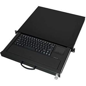 Aixcase AIX-19K1UKUSTP-B, Accessoires voor serverkasten, Zwart