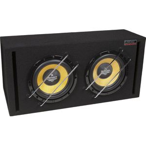 Audio System - X-ion-Series - Subwoofer Behuizing - 2x 30 Ltr - MDF - Geschikt Voor 10 Inch