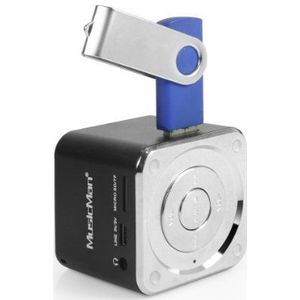 Technaxx JH-MD05 Mini Musicman Soundstation luidspreker voor MP3-speler, iPod, iPhone, zwart