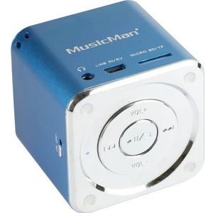 Technaxx Mini Musicman 3 W Blauw - Draagbare luidspreker