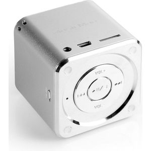 Technaxx Mini Musicman Soundstation Luidspreker voor MP3-speler, iPod, iPhone, zilverkleurig