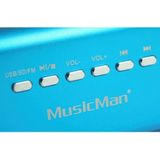 MP3-speler MusicMan MA soundstation - Blauw