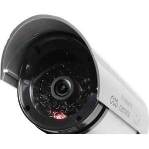 Technaxx TX-18 CCTV-bewakingscamera Binnen & Buiten Rond - Dummy Camera - Zwart/Zilver