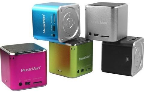 Technaxx MusicMan BT-X2 - Draadloze Speaker - Zwart