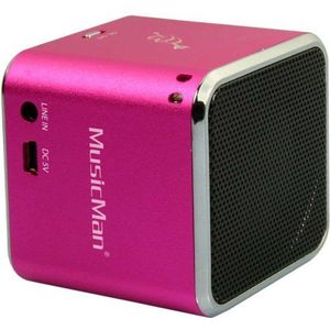 MusicMan Mini Soundstation (MP3-speler) musicman BT-X2 roze