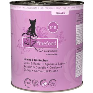 catz finefood Nr. 11 Natvoer met veenbessen en wortelen, 6 blikjes van 800 g