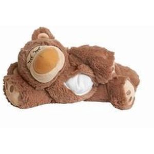 Warmte/magnetron opwarm knuffel lichtbruine teddybeer - Dieren cadeau artikelen voor kinderen - Heatpack