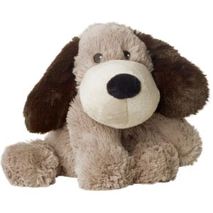 Warmte/magnetron opwarm knuffel schattige hond - Dieren cadeau artikelen voor kinderen - Heatpack