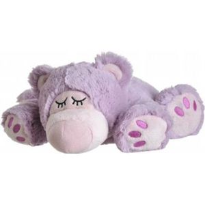 Warmies - Sleepy Bear - Knuffel - Lila - Granen en Lavendel
