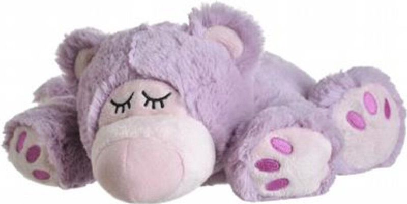 Warmies - Sleepy Bear - Knuffel - Lila - Granen en Lavendel