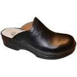 Pantoffels - Leren Muilen - Zwart - Leer