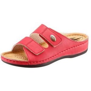 Dames Slippers in rood