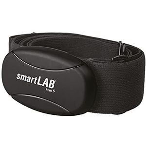 smartLAB hrm 5 hartslagmeter, ongecodeerde borstband, 5,3 kHz, hartslagmeter geschikt voor je hometrainer, geen Bluetooth of ANT+, met elastische riem in