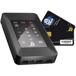 Digittrade HS128 2TB High Security externe harde schijf 128-bit AES encryptie, Smartcard & PIN (2,5 inch, USB 2.0)