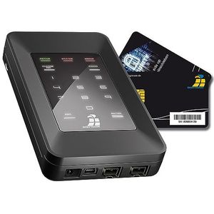 Digittrade HS128 High Security Portable Samsung 850 Externe harde schijf SSD 2TB (6,4 cm (2,5 inch), USB 2.0) 128-bits encryptie, smartcard en PIN-code
