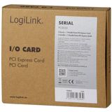 LOGILINK - PC0033 - PCI Express Kaart - 2-Seriële + 1-Parallel Poort